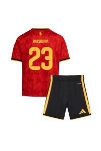 Belgia Michy Batshuayi #23 Jalkapallovaatteet Lasten Kotipeliasu MM-kisat 2026 Lyhythihainen (+ Lyhyet housut)